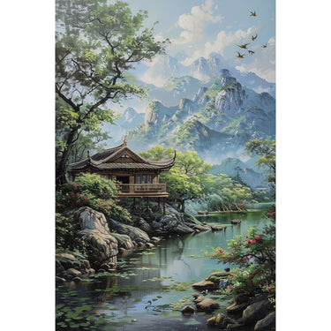 Asian Landscape Canvas